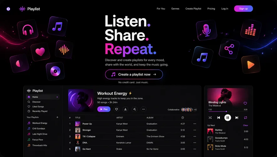 Listen. Share. Repeat.